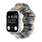For Apple Watch Series 7 45mm / 6 & SE & 5 & 4 44mm / 3 & 2 & 1 42mm / Khaki + Dark Blue