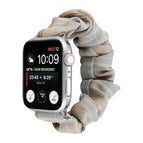 For Apple Watch Series 7 41mm / 6 & SE & 5 & 4 40mm / 3 & 2 & 1 38mm / Khaki + Light Blue