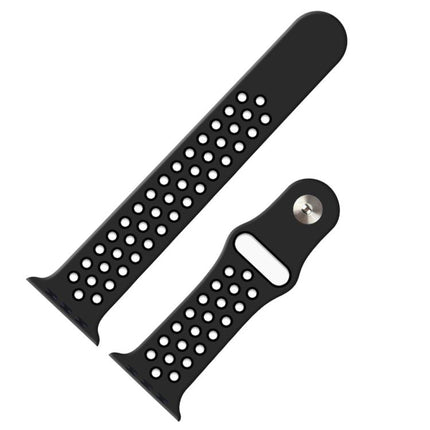 xDfind Two Color Silicone Sports Watch Band, For Apple Watch 46mm / 49mm / 45mm / 44mm, For Apple Watch 42mm / 41mm / 40mm / 38mm
