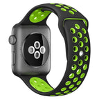 For Apple Watch 42mm / 41mm / 40mm / 38mm / Black Green