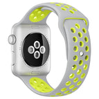 For Apple Watch 42mm / 41mm / 40mm / 38mm / Grey Yellow