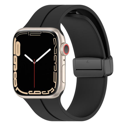 xDfind Solid Color Magnetic Buckle Silicone Watch Band, For Apple Watch 46mm / 49mm / 45mm / 44mm, For Apple Watch 42mm / 41mm / 40mm / 38mm