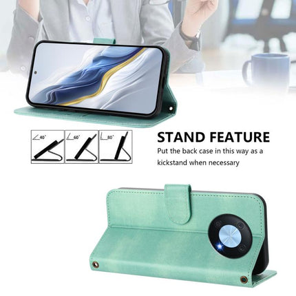 Line Splicing Buckle Retro Leather Phone Case, For Huawei Enjoy 50 Pro / Huawei Nova Y90, For Huawei Enjoy 50 / Nova Y70 / Nova Y70 Plus, For Huawei Nova 9