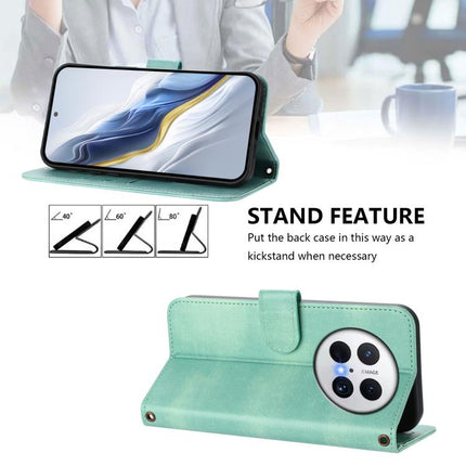 Line Splicing Buckle Retro Leather Phone Case, For Huawei Mate 70 Pro, For Huawei Mate 70, For Huawei Nova 13 Pro