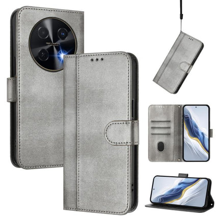 Line Splicing Buckle Retro Leather Phone Case, For Huawei Nova 13 / Nova 12, For Huawei Pura 70 Pro / Pura 70 Pro+, For Huawei nova 12i Global