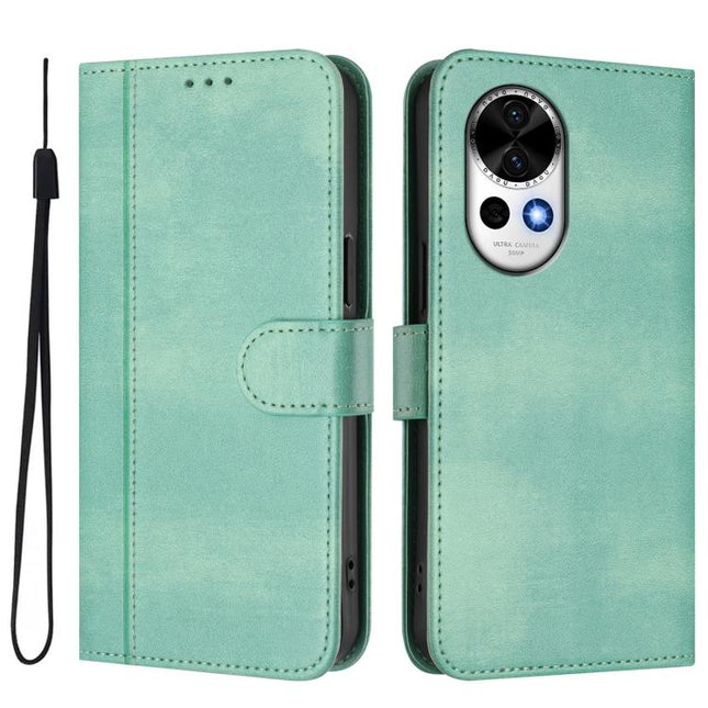 Line Splicing Buckle Retro Leather Phone Case, For Huawei Nova 13 / Nova 12, For Huawei Pura 70 Pro / Pura 70 Pro+, For Huawei nova 12i Global