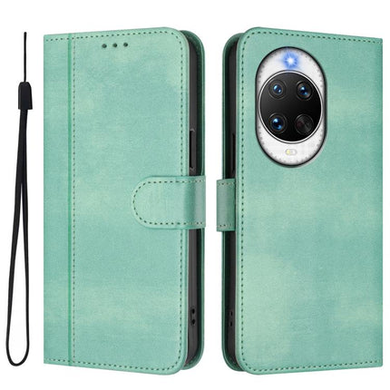 Line Splicing Buckle Retro Leather Phone Case, For Huawei nova 14 Ultra, For Huawei nova 14 Pro, For Huawei nova 14