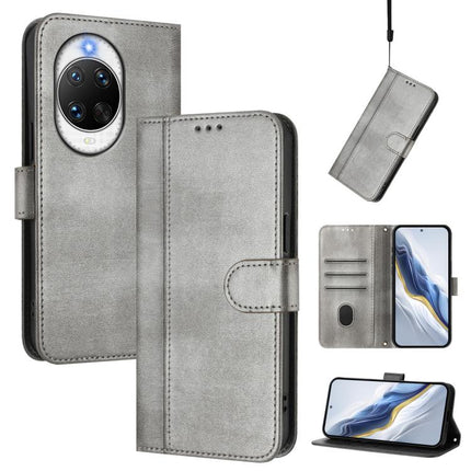 Line Splicing Buckle Retro Leather Phone Case, For Huawei nova 14 Ultra, For Huawei nova 14 Pro, For Huawei nova 14