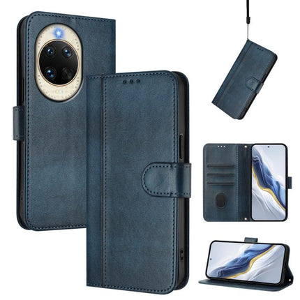 Line Splicing Buckle Retro Leather Phone Case, For Huawei nova 14 Ultra, For Huawei nova 14 Pro, For Huawei nova 14