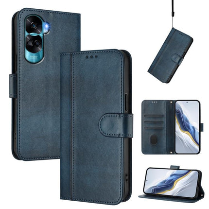 Line Splicing Buckle Retro Leather Phone Case, For Honor X8 5G / X6 4G / X6s / 70 Lite Global, For Honor 90 Lite / Honor X50i, For Honor 90 Pro