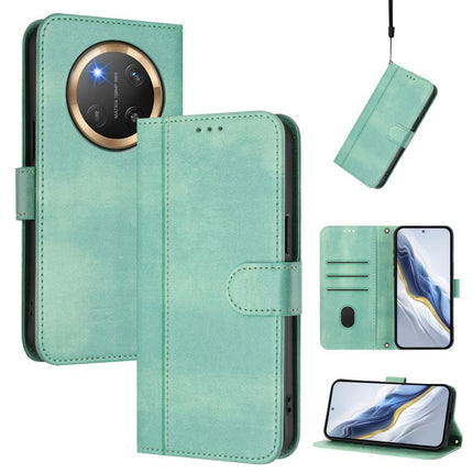 Line Splicing Buckle Retro Leather Phone Case, For Honor 400 Global 156.5mm, For Honor X8c 4G Global, For Honor X9c / Magic7 Lite