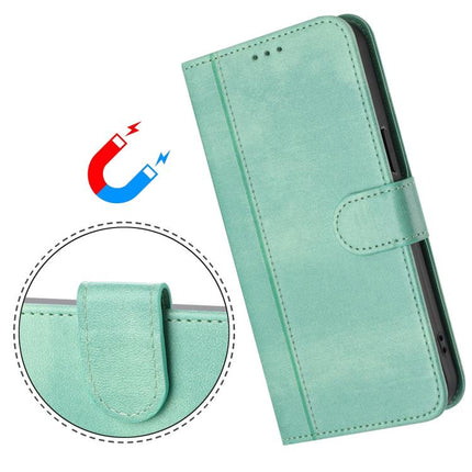 Line Splicing Buckle Retro Leather Phone Case, For Honor X5c Plus, For Honor X6c 4G, For Honor 400 Pro Global 160.8mm