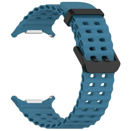 xDfind Ocean Hole Dual Buckle Silicone Watch Band, For Samsung Galaxy Watch Ultra 47mm / Ultra 2025