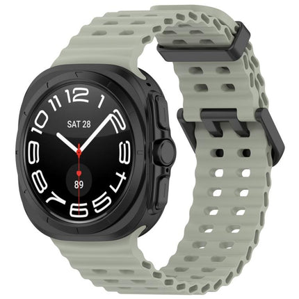 xDfind Ocean Hole Dual Buckle Silicone Watch Band, For Samsung Galaxy Watch Ultra 47mm / Ultra 2025