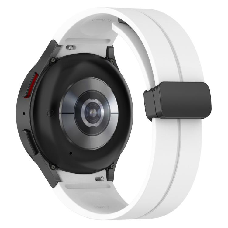 xDfind Fold Magnetic Black Buckle Silicone Watch Band