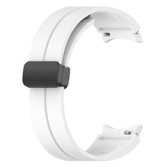 xDfind Fold Magnetic Black Buckle Silicone Watch Band