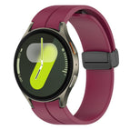 For Samsung Galaxy Watch7 / FE / 6 / 5 / 4 / Wine Red