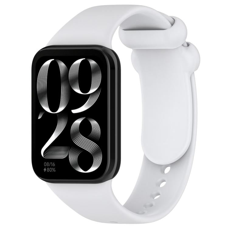xDfind Solid Color Black Buckle Silicone Watch Band, For Xiaomi Band 9 Pro/8 Pro/Redmi Watch 5/4, For Redmi Watch 5 / Redmi Watch 4