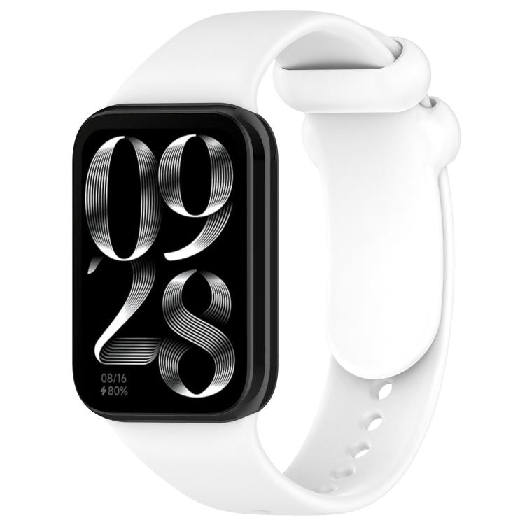 xDfind Solid Color Black Buckle Silicone Watch Band, For Xiaomi Band 9 Pro/8 Pro/Redmi Watch 5/4, For Redmi Watch 5 / Redmi Watch 4