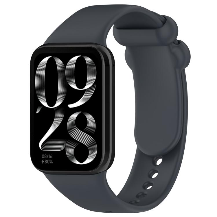 xDfind Solid Color Black Buckle Silicone Watch Band, For Xiaomi Band 9 Pro/8 Pro/Redmi Watch 5/4, For Redmi Watch 5 / Redmi Watch 4