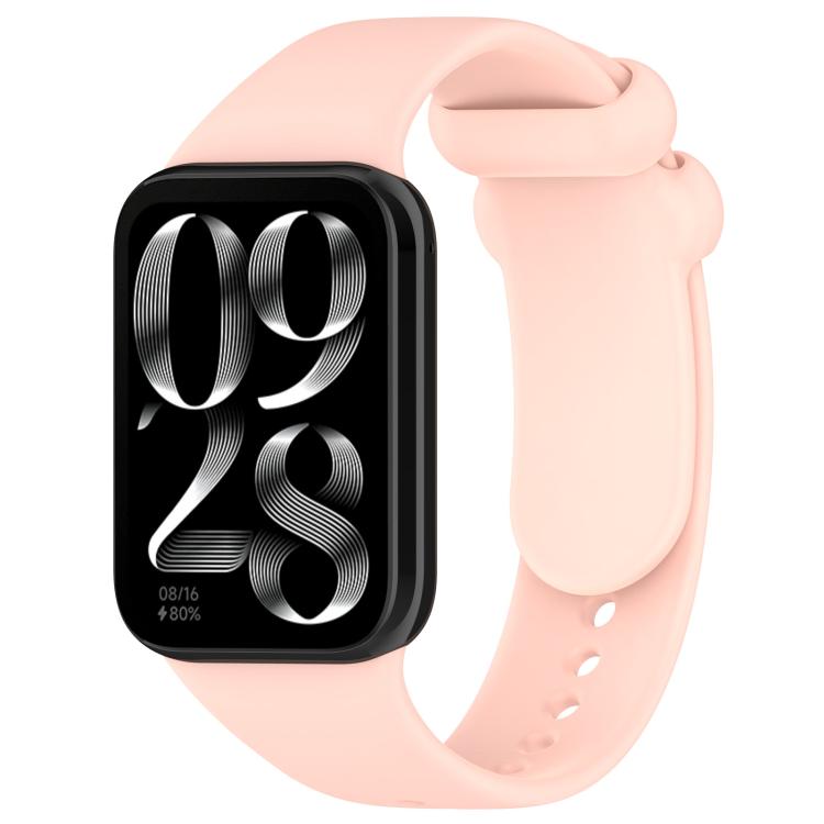 xDfind Solid Color Black Buckle Silicone Watch Band, For Xiaomi Band 9 Pro/8 Pro/Redmi Watch 5/4, For Redmi Watch 5 / Redmi Watch 4
