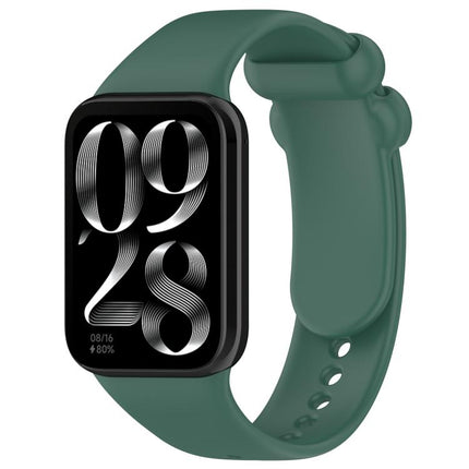 xDfind Solid Color Black Buckle Silicone Watch Band, For Redmi Watch 6 / 5 / Xiaomi Band 9 Pro, For Redmi Watch 6 / Watch 5 / Watch 4