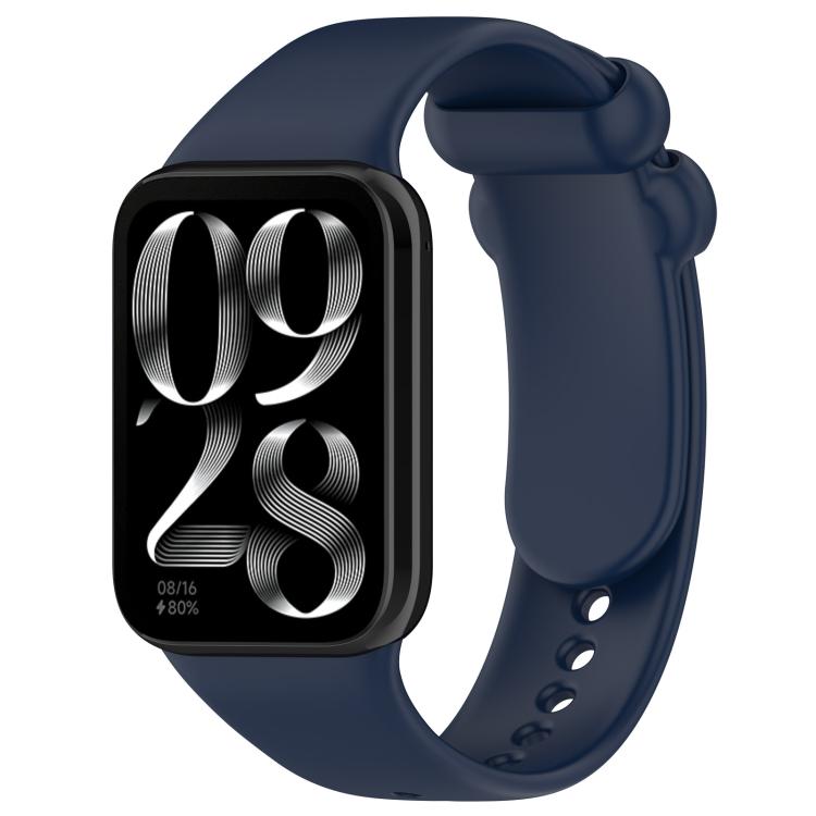 xDfind Solid Color Black Buckle Silicone Watch Band, For Xiaomi Band 9 Pro/8 Pro/Redmi Watch 5/4, For Redmi Watch 5 / Redmi Watch 4
