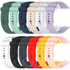 xDfind Solid Color Black Buckle Silicone Watch Band, For Xiaomi Band 9 Pro/8 Pro/Redmi Watch 5/4, For Redmi Watch 5 / Redmi Watch 4
