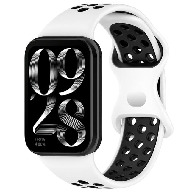 xDfind Dual Color Butterfly Buckle Silicone Watch Band