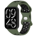 For Xiaomi Band 9 Pro/8 Pro/Redmi Watch 6/5/4 / Olive Green Black