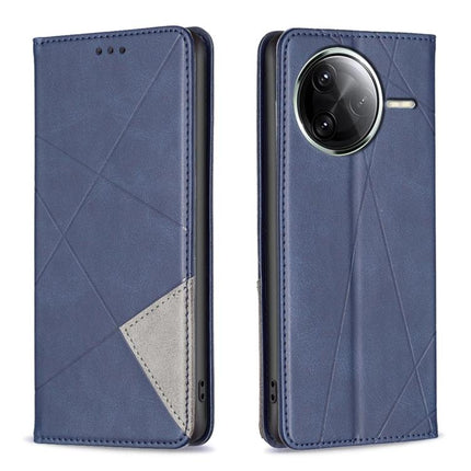 Rhombus Texture Magnetic Leather Phone Case, For Xiaomi 15T 5G, For Xiaomi Poco C71, For Xiaomi Poco F7 Pro / F7 Ultra