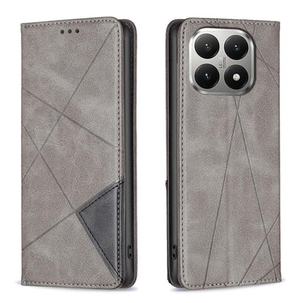 Rhombus Texture Magnetic Leather Phone Case, For Xiaomi 15T 5G, For Xiaomi Poco C71, For Xiaomi Poco F7 Pro / F7 Ultra