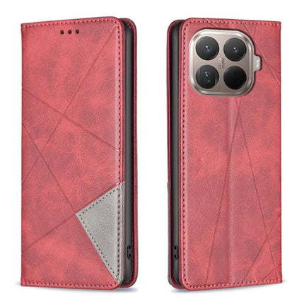 Rhombus Texture Magnetic Leather Phone Case, For Xiaomi 17T Pro 5G, For Xiaomi 17T 5G, For Xiaomi Poco M7 4G 169mm, For Xiaomi 15T Pro