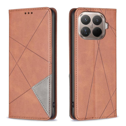 Rhombus Texture Magnetic Leather Phone Case, For Xiaomi 17T Pro 5G, For Xiaomi 17T 5G, For Xiaomi Poco M7 4G 169mm, For Xiaomi 15T Pro