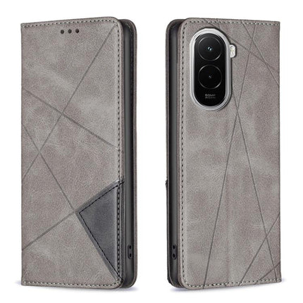 Rhombus Texture Magnetic Leather Phone Case, For Xiaomi 17T Pro 5G, For Xiaomi 17T 5G, For Xiaomi Poco M7 4G 169mm, For Xiaomi 15T Pro