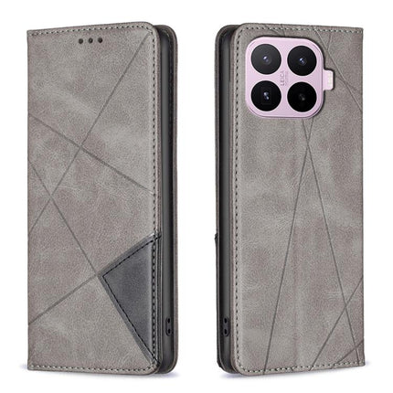 Rhombus Texture Magnetic Leather Phone Case, For Xiaomi 17T Pro 5G, For Xiaomi 17T 5G, For Xiaomi Poco M7 4G 169mm, For Xiaomi 15T Pro