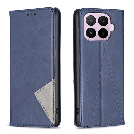 Rhombus Texture Magnetic Leather Phone Case, For Xiaomi 17T Pro 5G, For Xiaomi 17T 5G, For Xiaomi Poco M7 4G 169mm, For Xiaomi 15T Pro