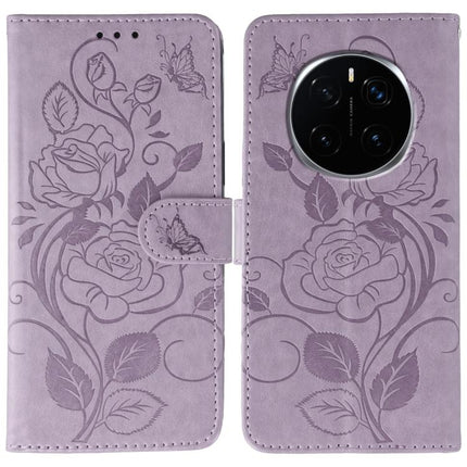 Rose Butterfly Embossed Leather Phone Case, For Honor Magic7 Lite / X9c, For Honor Magic7 Pro, For Honor X7c / Play 60 Plus, For Honor Magic6 Lite / X50 / X9b