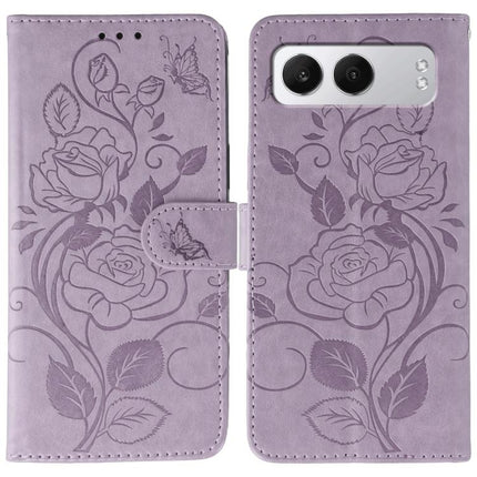 Rose Butterfly Embossed Leather Phone Case, For OnePlus Nord CE5, For OnePlus Ace 5 Pro / Ace 5, For OnePlus 13, For OnePlus Nord 4