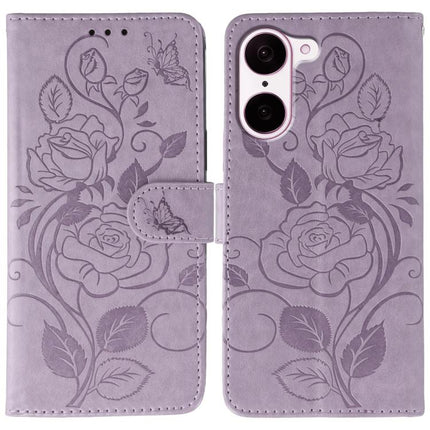 Rose Butterfly Embossed Leather Phone Case, For OnePlus Nord CE5, For OnePlus Ace 5 Pro / Ace 5, For OnePlus 13, For OnePlus Nord 4