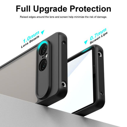 Fan Dun Series TPU Hybrid PC Frosted Phone Case, For Sony Xperia 10 VIII, For Sony Xperia 1 VIII, For Sony Xperia 1 VII