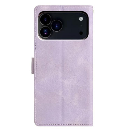 Triangles Embossed Leather Phone Case, For iPhone 18 Pro, For iPhone 18 Pro Max, For iPhone 17 Pro Max, For iPhone 17 Pro