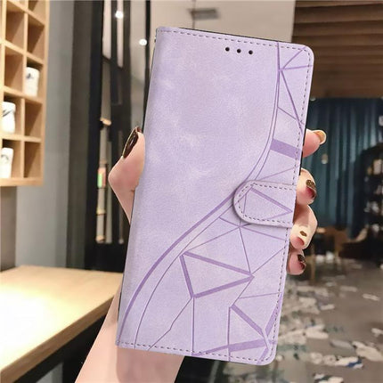 Triangles Embossed Leather Phone Case, For iPhone 18 Pro, For iPhone 18 Pro Max, For iPhone 17 Pro Max, For iPhone 17 Pro