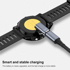 For Garmin Fenix 8 / 7X / vivoactive 6 xDfind Watch Charging Adapter, Type-C Straight