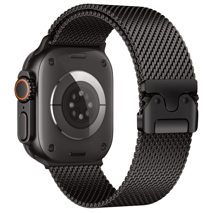 xDfind Umbrella Buckle Fine Mesh Milanese Stainless Steel Watch Band