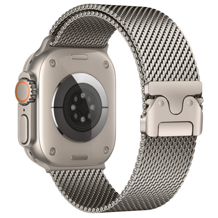 xDfind Umbrella Buckle Fine Mesh Milanese Stainless Steel Watch Band
