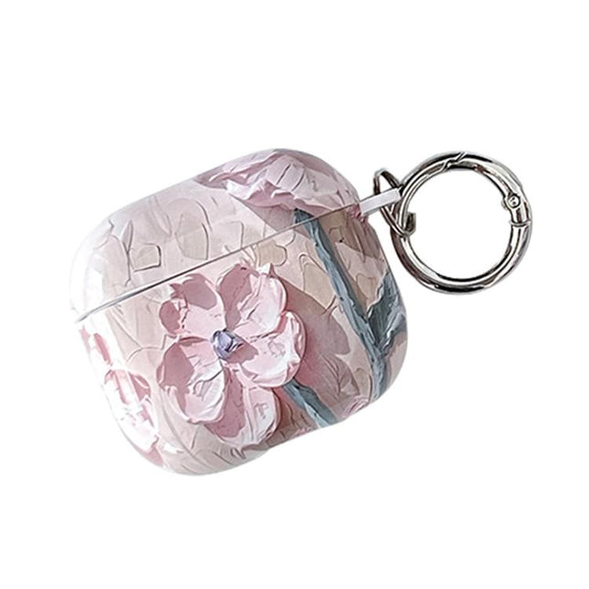 Oil Painting TPU Water Sticker Earphone Case, For AirPods 4, For AirPods Pro 2 / Pro, For AirPods 3, For AirPods 1 / 2