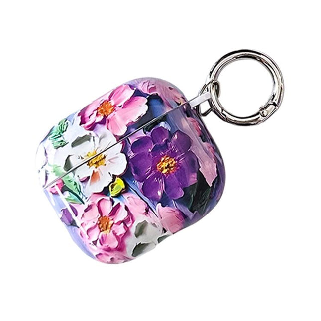 Oil Painting TPU Water Sticker Earphone Case, For AirPods 4, For AirPods Pro 2 / Pro, For AirPods 3, For AirPods 1 / 2