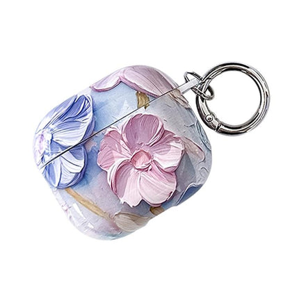 Oil Painting TPU Water Sticker Earphone Case, For AirPods 4, For AirPods Pro 2 / Pro, For AirPods 3, For AirPods 1 / 2