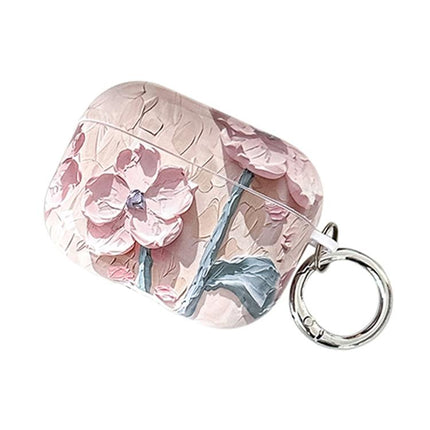 Oil Painting TPU Water Sticker Earphone Case, For AirPods 4, For AirPods Pro 2 / Pro, For AirPods 3, For AirPods 1 / 2